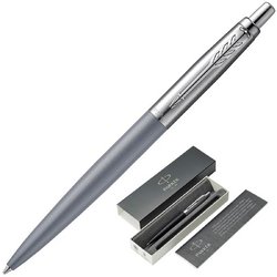 Ручка шариковая PARKER Jotter XL цвет чернил синий цвет корпуса серебристый (артикул производителя 2068360)